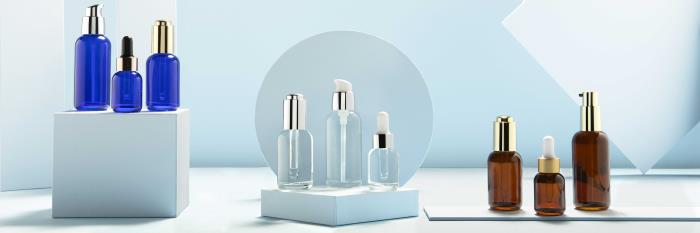 Baralan Introduces New Olivia Slim Series of Glass Bottles  for Makeup, Skincare and Fragrance